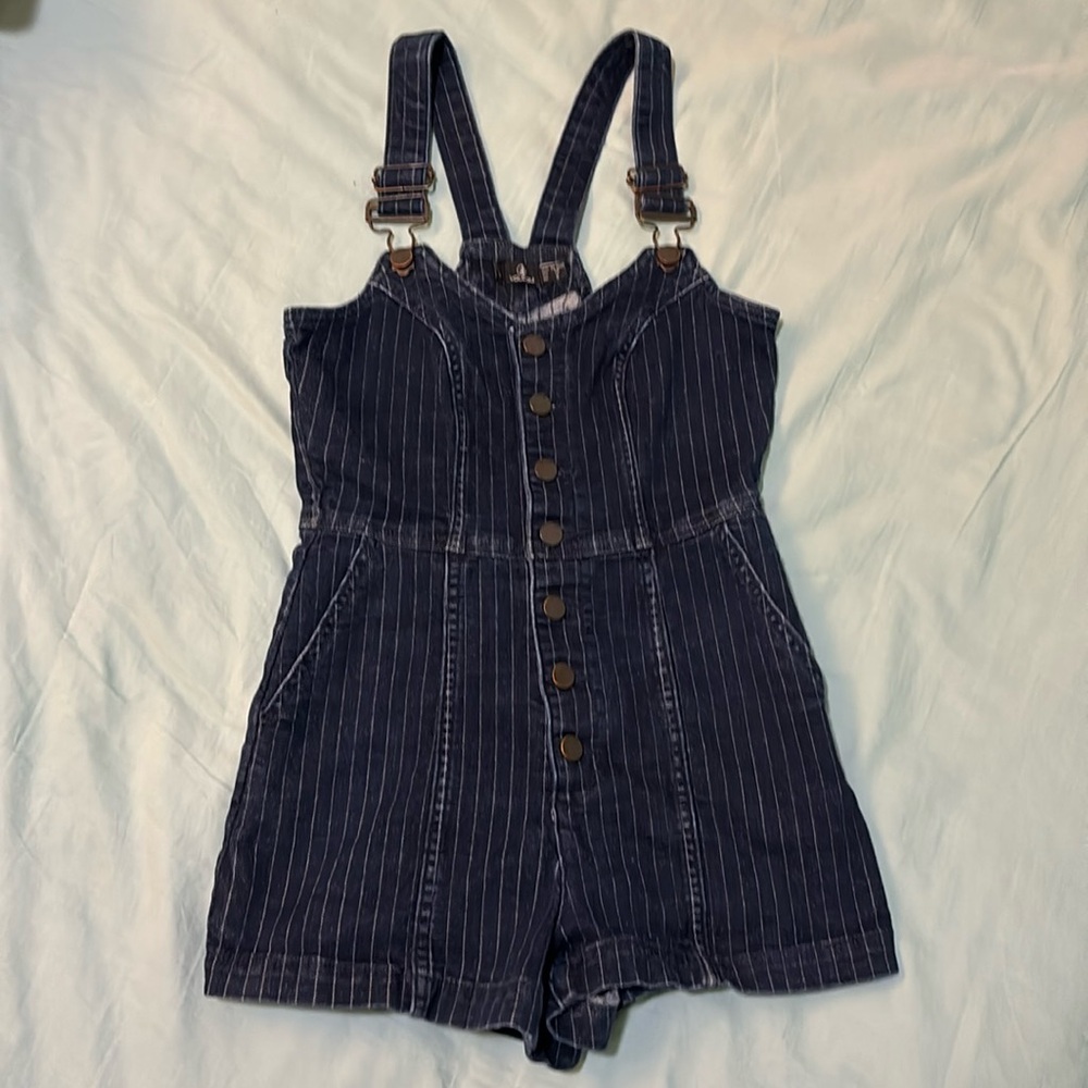 Volcom Navy Blue Overall/Romper
